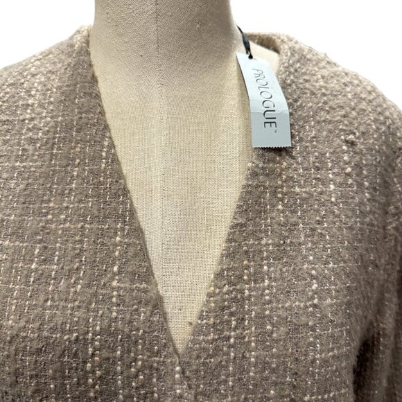 Prologue Long Tweed Coat – Beige – Size XS – NWT - Picture 5 of 5